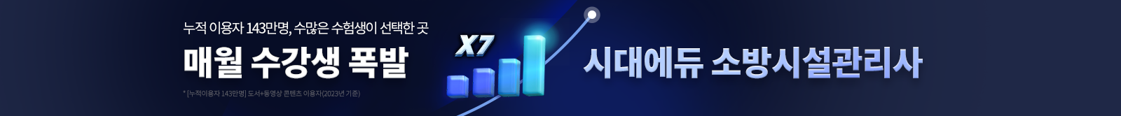 매월 수강생 폭발 시대에듀 소방시설관리사