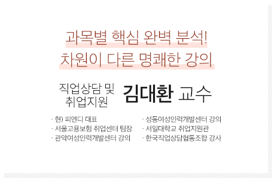 직업상담 김대환 교수